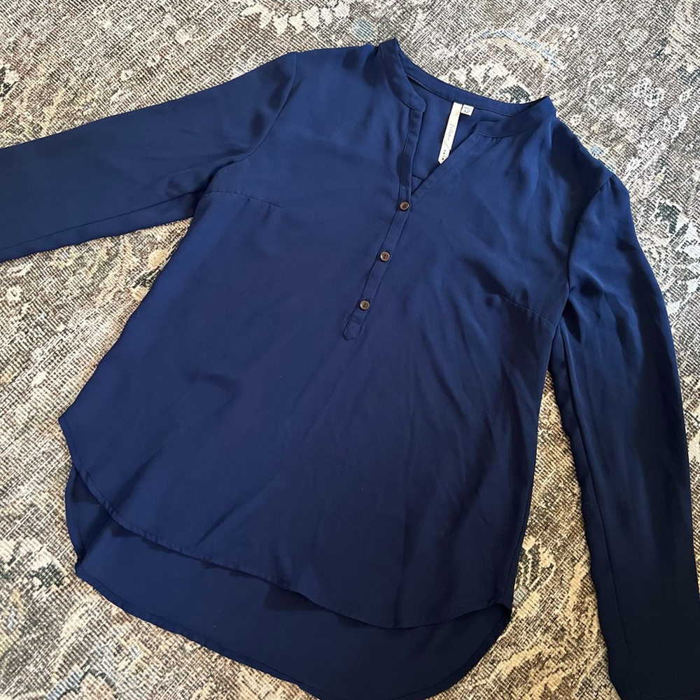 Bellatrix Women’s Navy Blouse Shirt XSmall